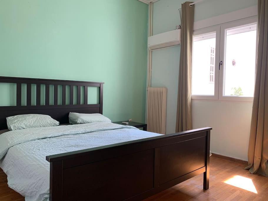 2 Bedroom Apartment 300 Meters Metro Aghios Loanis 雅典 外观 照片